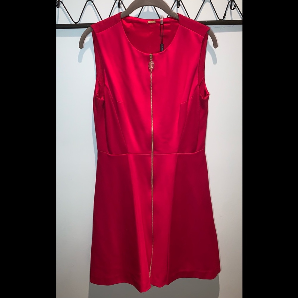 Ellie Tahari Two toned red dress